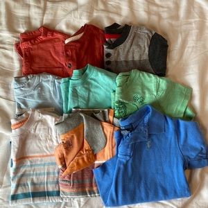Lot of 9 - Toddler Boys shirts (2T)